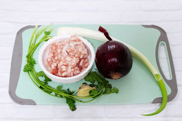 洋葱猪肉香菜发面馅饼