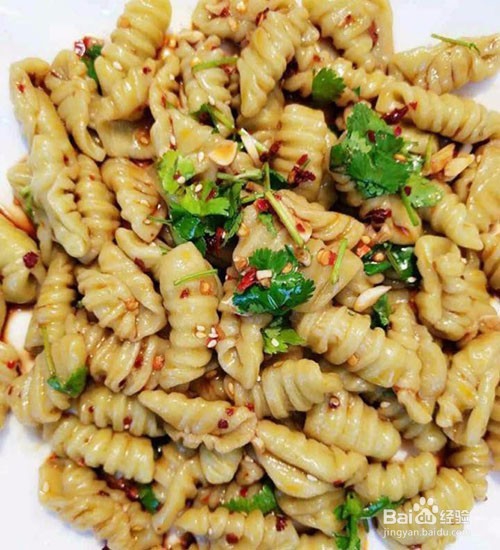 凉拌螺丝面的家庭做法
