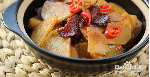 美味腊肉土豆片