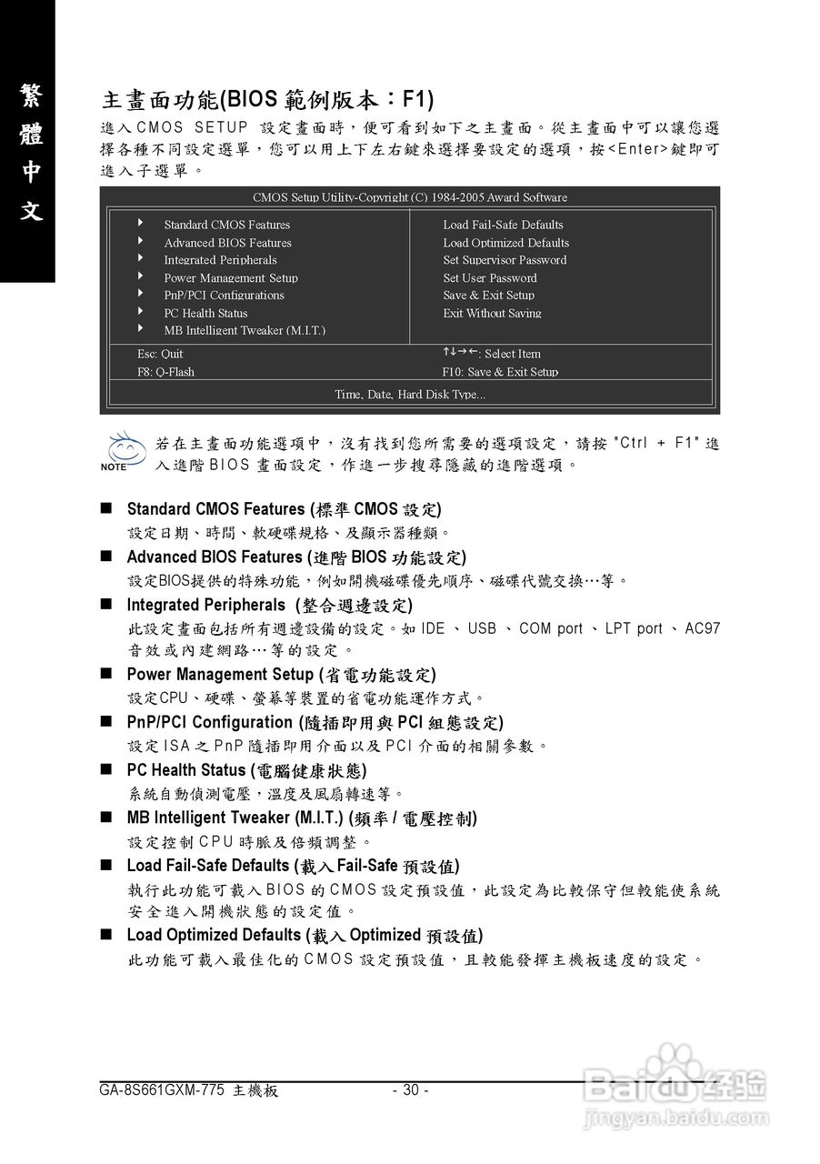 技嘉GA-8S661GXM-775 (Rev 1.x)型主板说明书:[3]