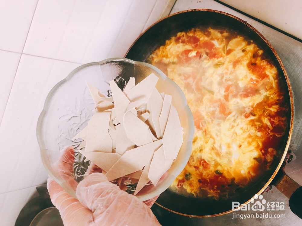 在家也能做的西红柿鸡蛋荞麦刀削面