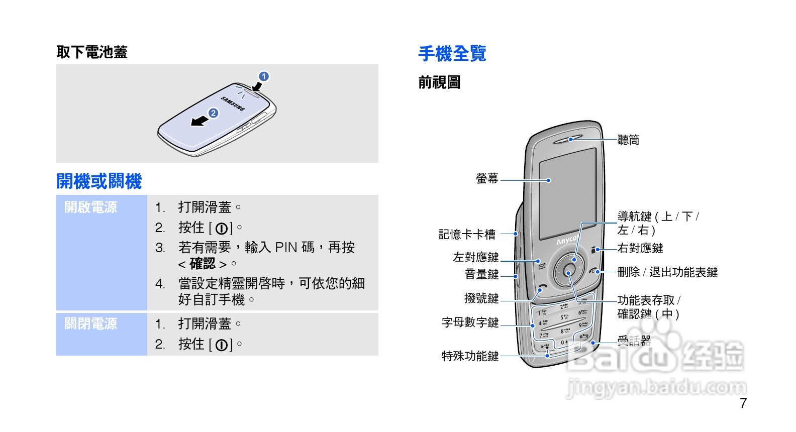 三星SGH-S730i手机使用说明书:[1]
