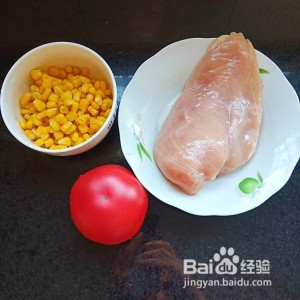 怎么做酸甜口的茄汁玉米鸡胸肉