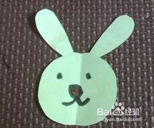 可爱的小兔子剪纸