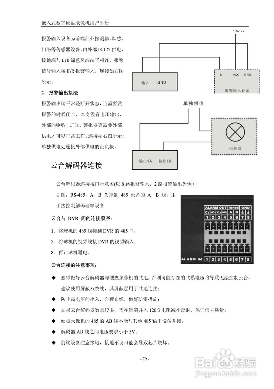VISIONDIGI 高清智能型98系列嵌入式数字硬盘录像机说:[8]