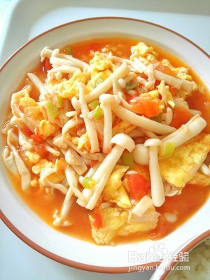 教你怎么做茄汁海鲜菇滑蛋