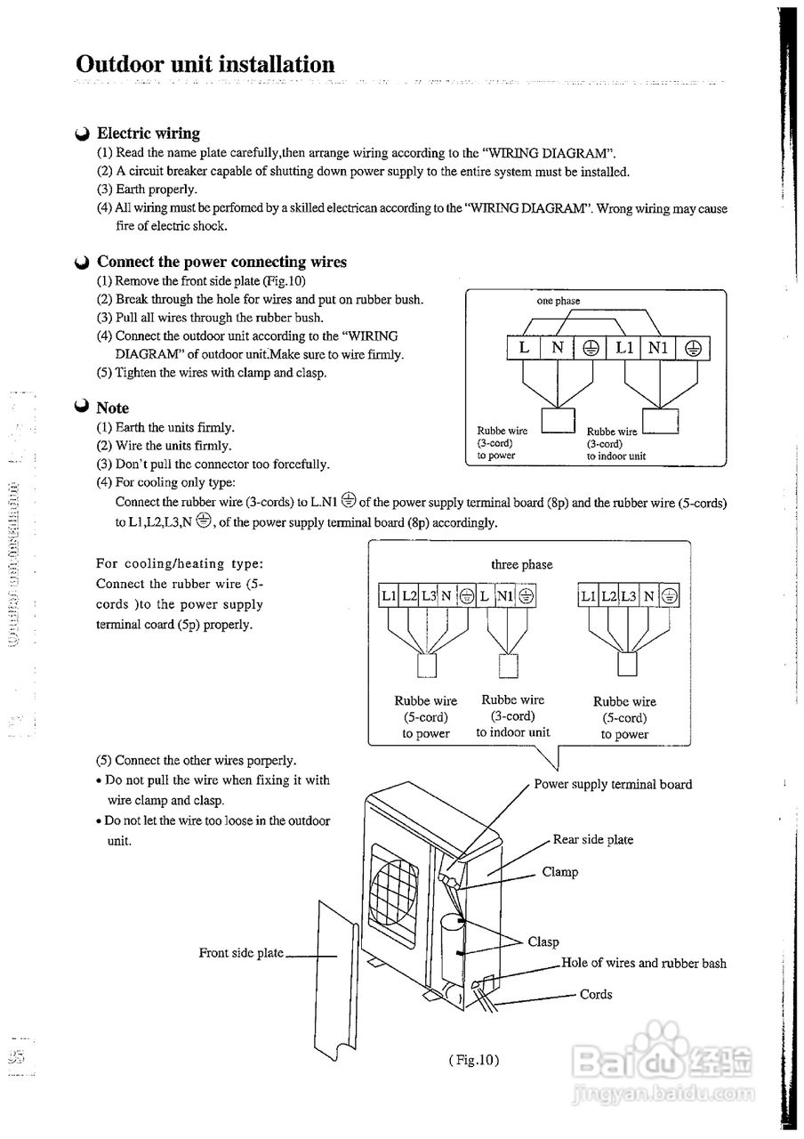 德国宝KF-50TW/A1分体式空调使用说明书:[4]