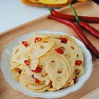 爽口酸辣藕片的做法