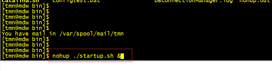 linux系统上tomcat程序起停操作