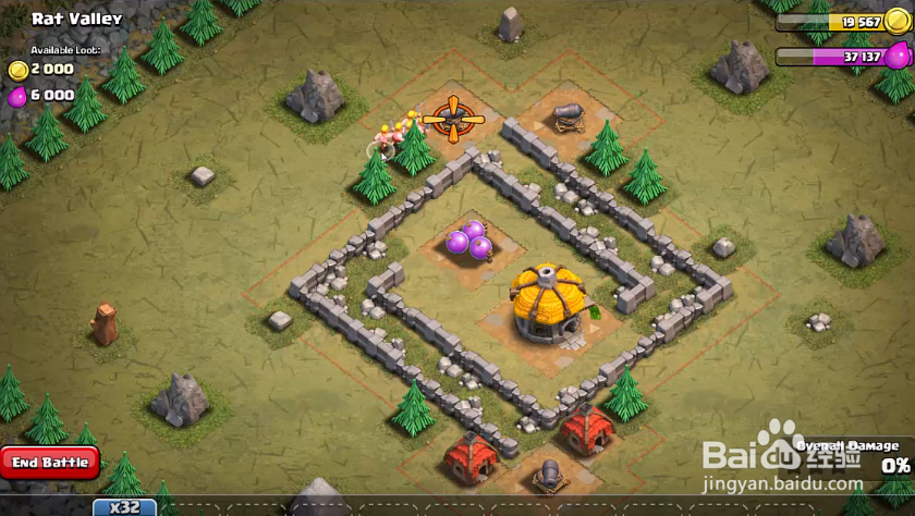 部落冲突单人关卡恶鼠谷攻略