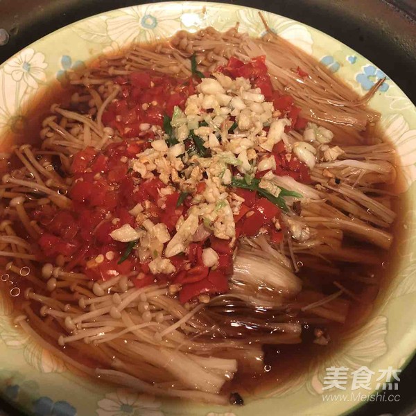 剁椒金针菇的做法