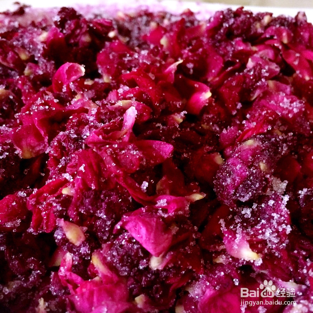 超级过瘾的鲜花饼馅料玫瑰酱