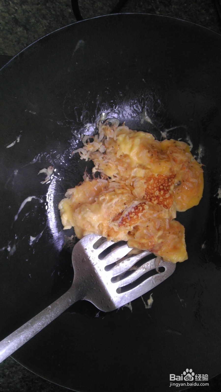 补钙佳品:虾米煎蛋