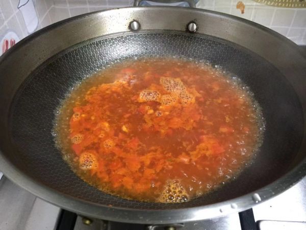 番茄白菜鱼丸汤