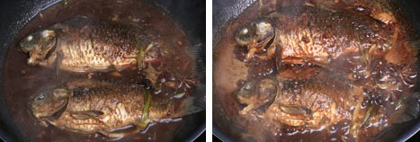 酱熬鲫鱼的做法