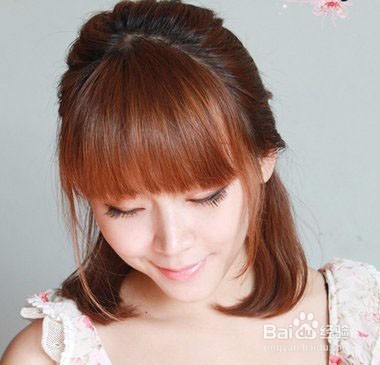 中长发编发教程