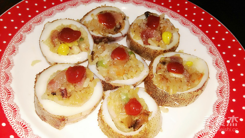 鱿鱼包饭的做法