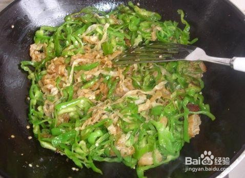 尖椒爆炒豆腐皮
