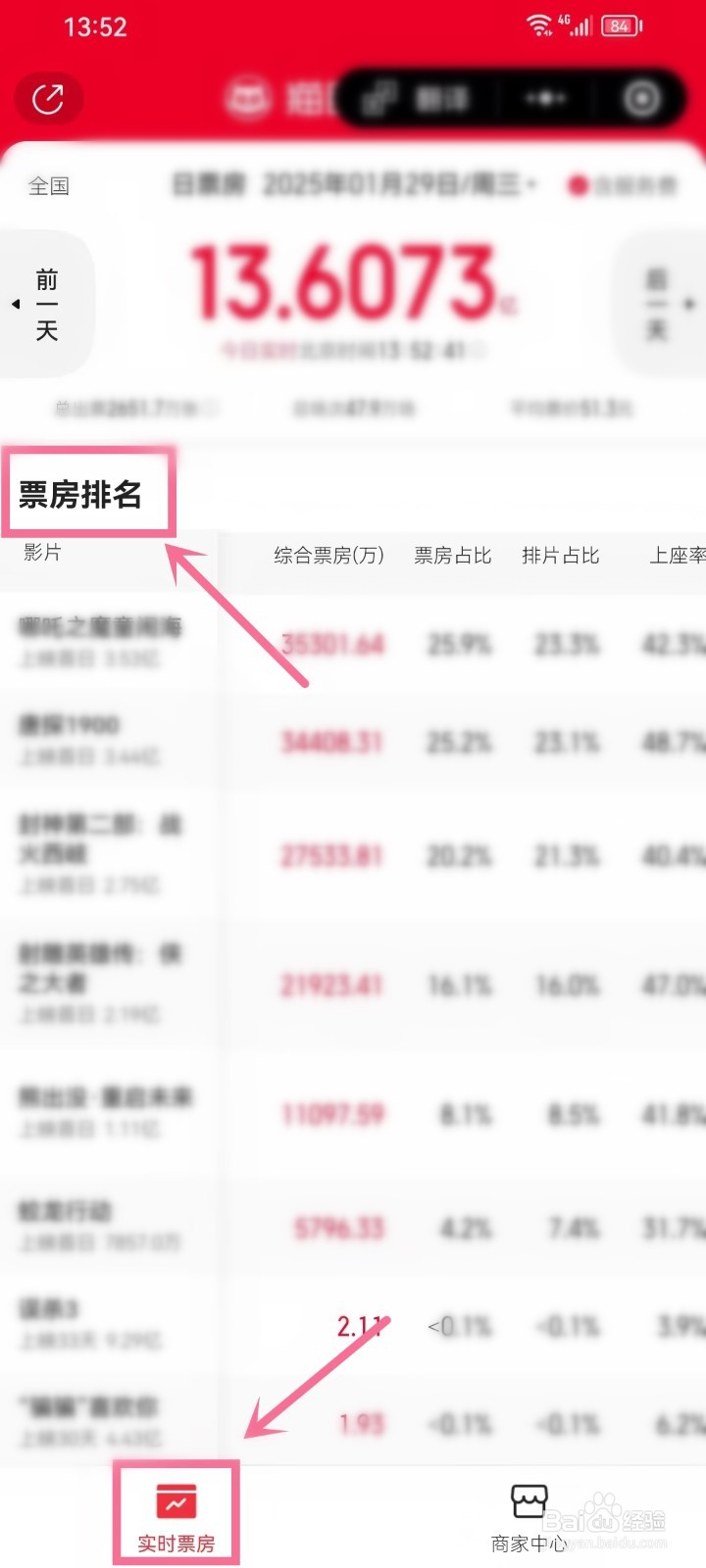 2025春节档票房排行榜实时在哪查看
