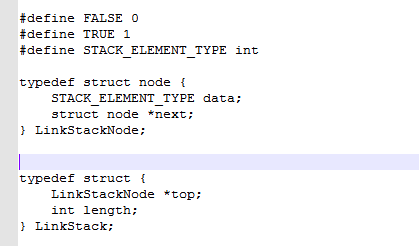 数据结构如何创建 顺序栈和链栈