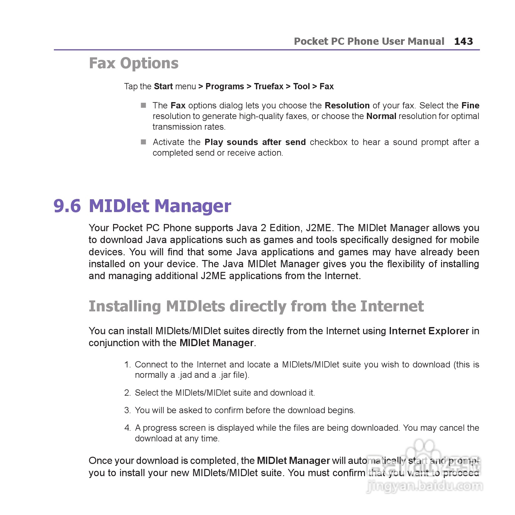 i-mate JAM手机说明书:[15]