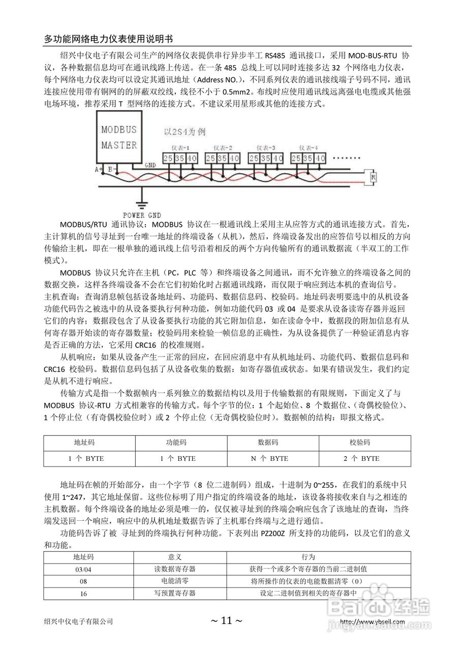 中仪电子 ZYC-Z系列多功能网络电力仪表使用说明书:[2]