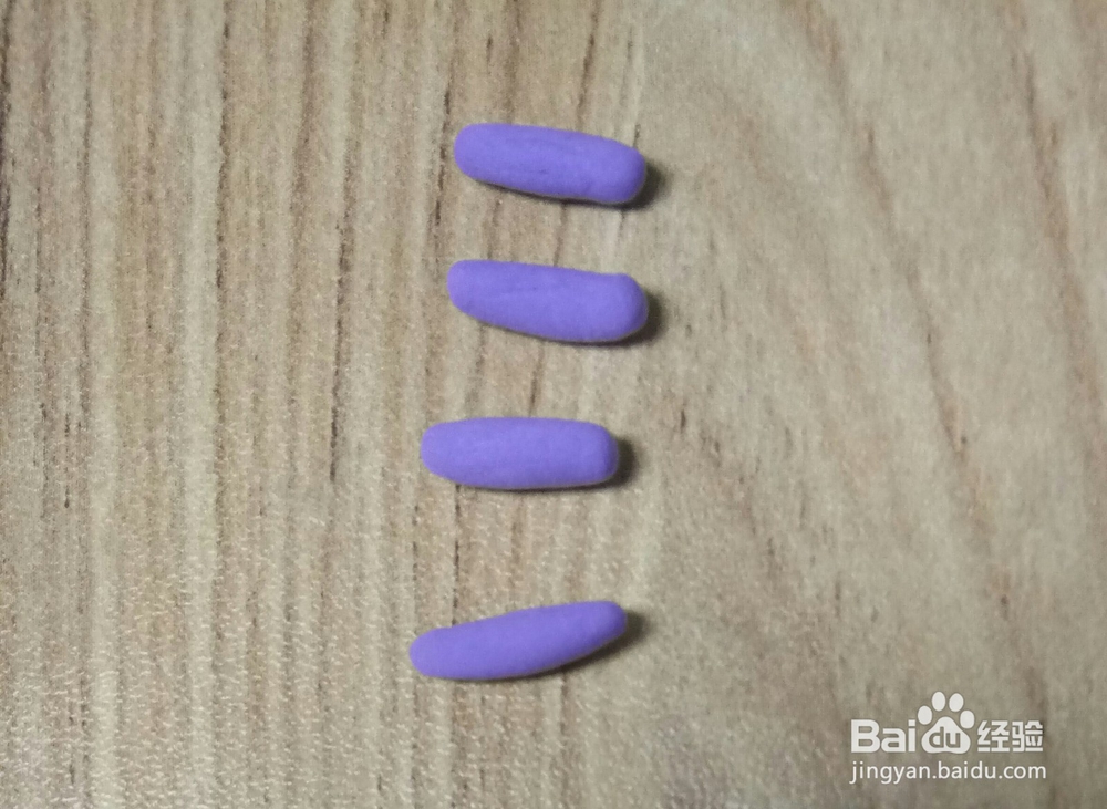 彩泥制作四个腿的板凳教程