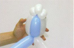 魔法气球造型系列之气球卡通公仔长腿八哥(下）