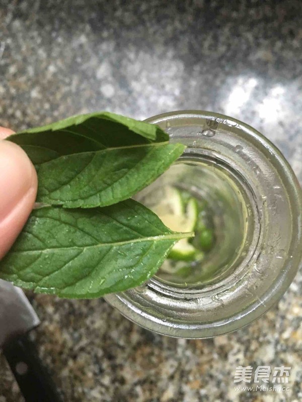 薄荷冻柠茶的做法