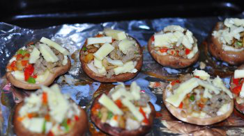 香菇芝士堡的做法