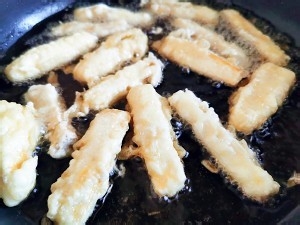 教你怎么做炸杏鲍菇