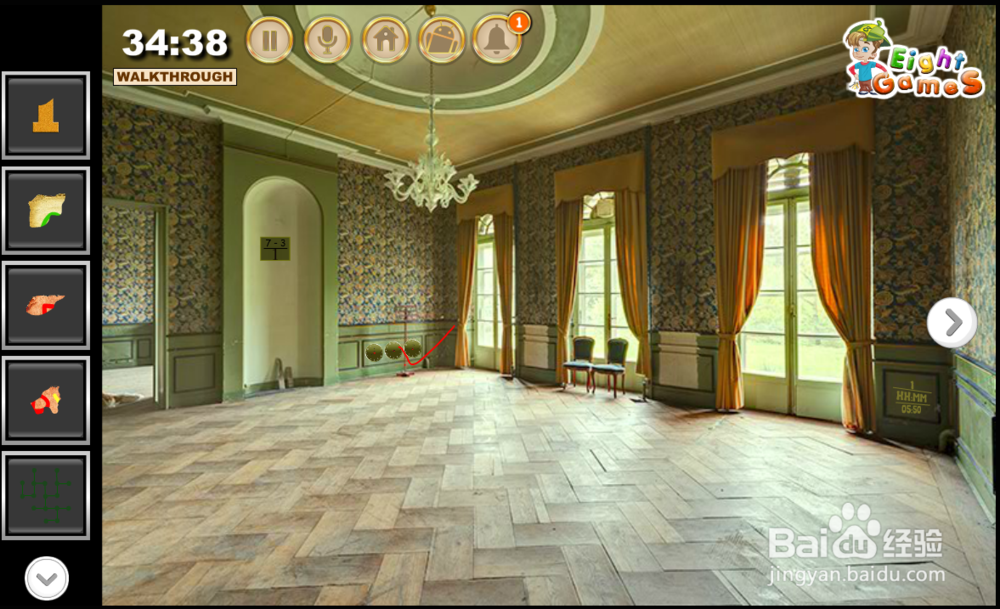 《逃出老旧别墅》小游戏攻略（三）