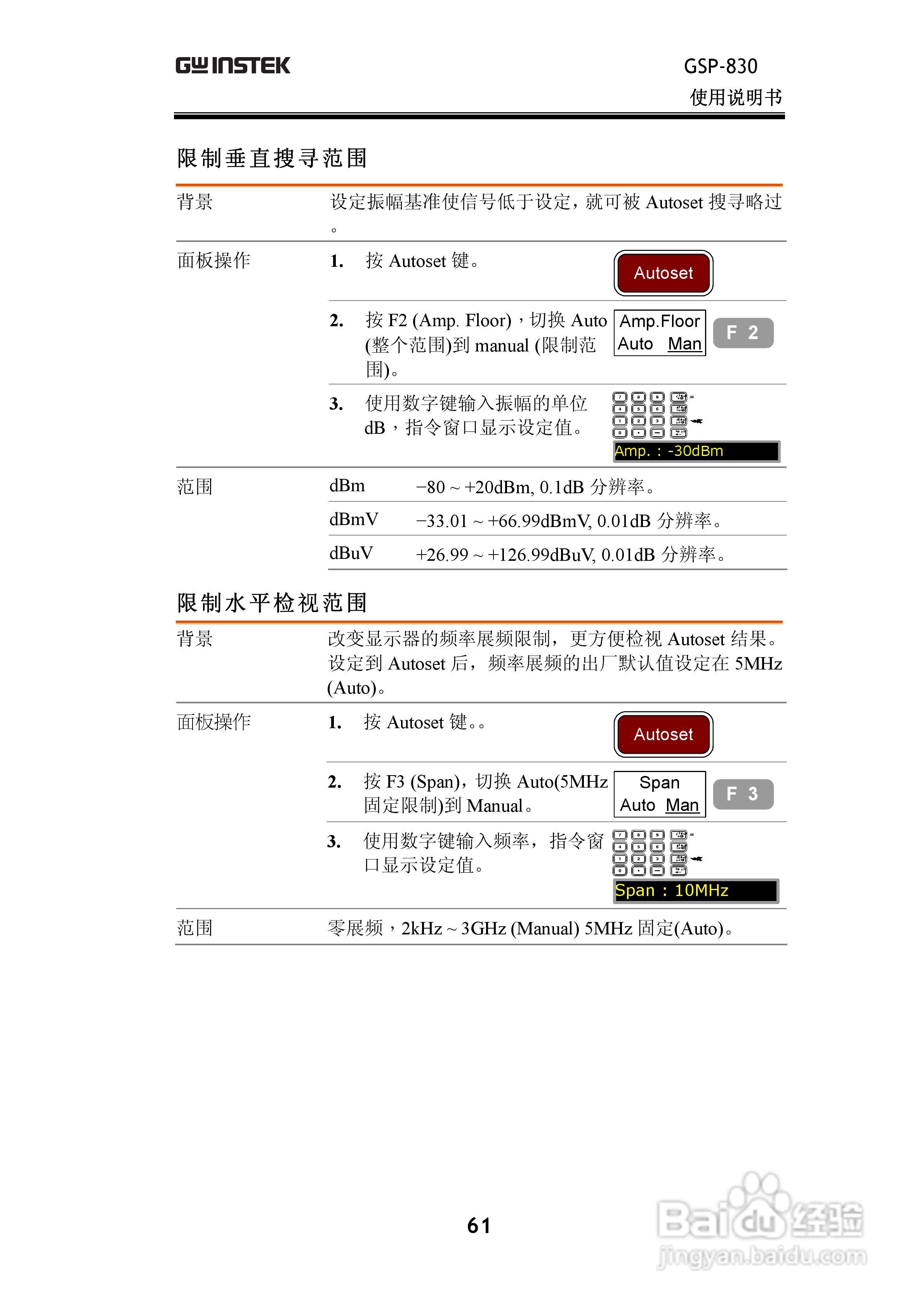 固纬GSP830频谱分析仪说明书:[7]