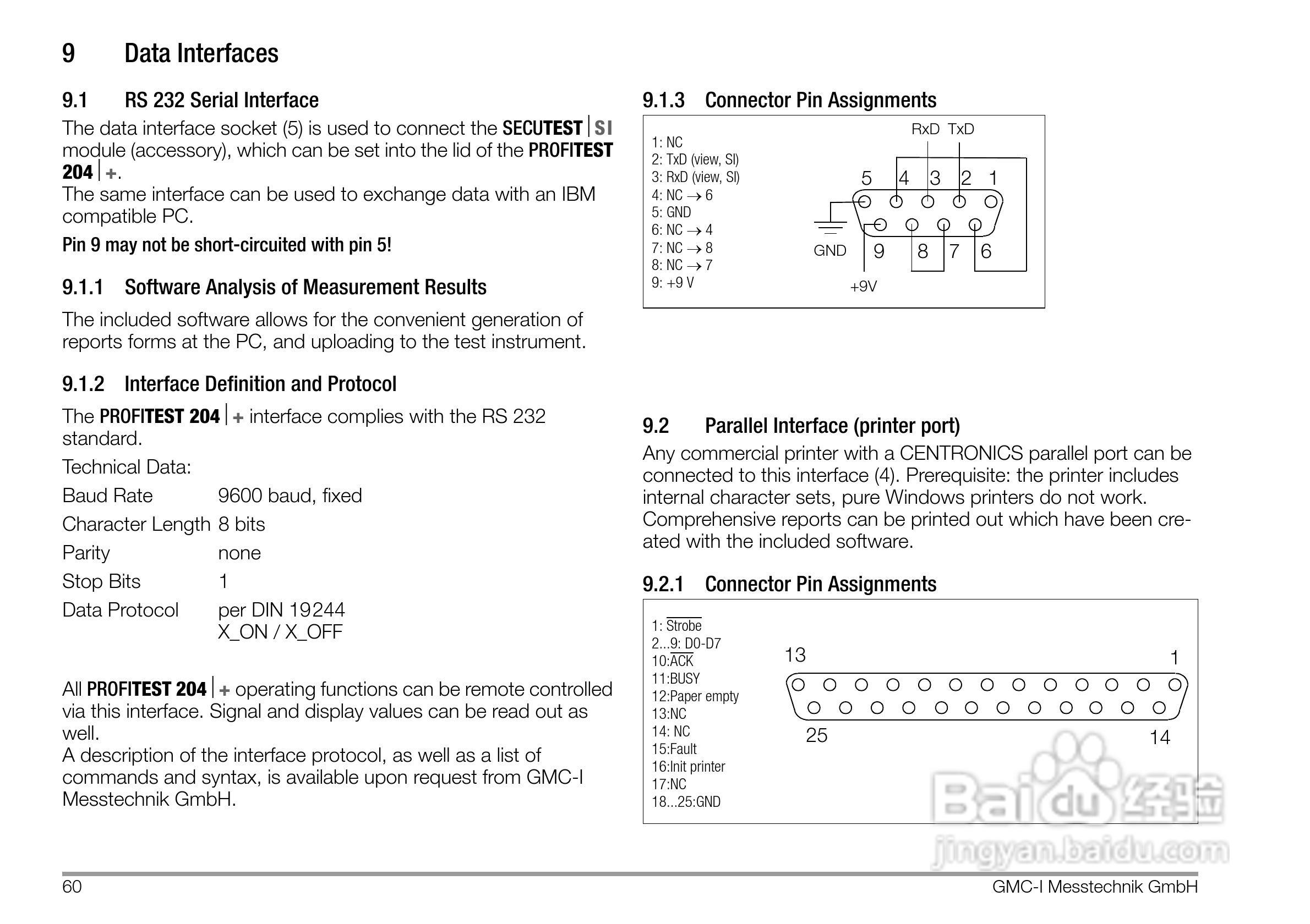 PROFITEST 204安规测试仪使用说明书:[6]