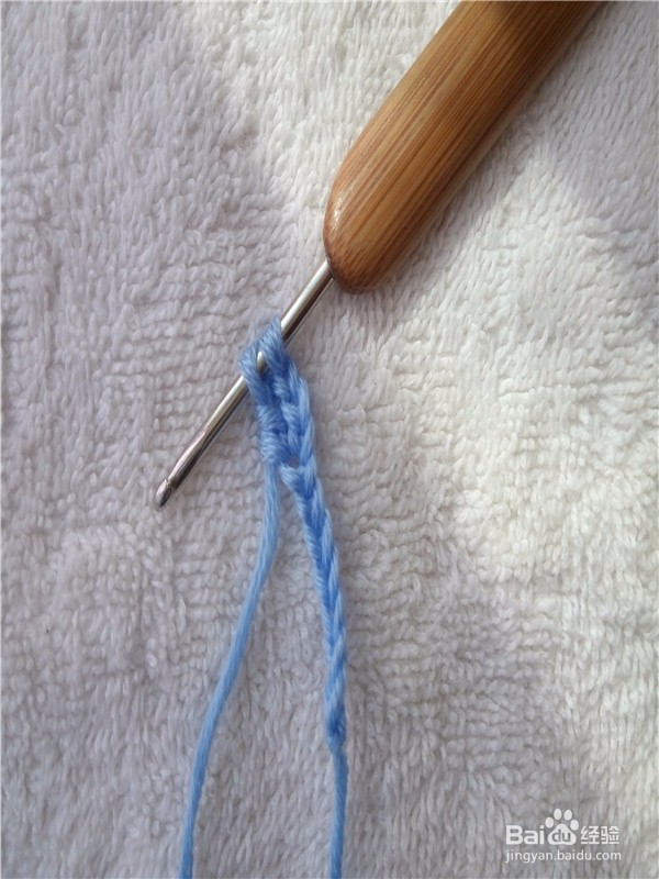 钩针枣型针的钩法