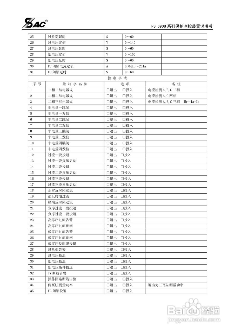 PSM691U电动机差动综合保护装置说明书:[5]