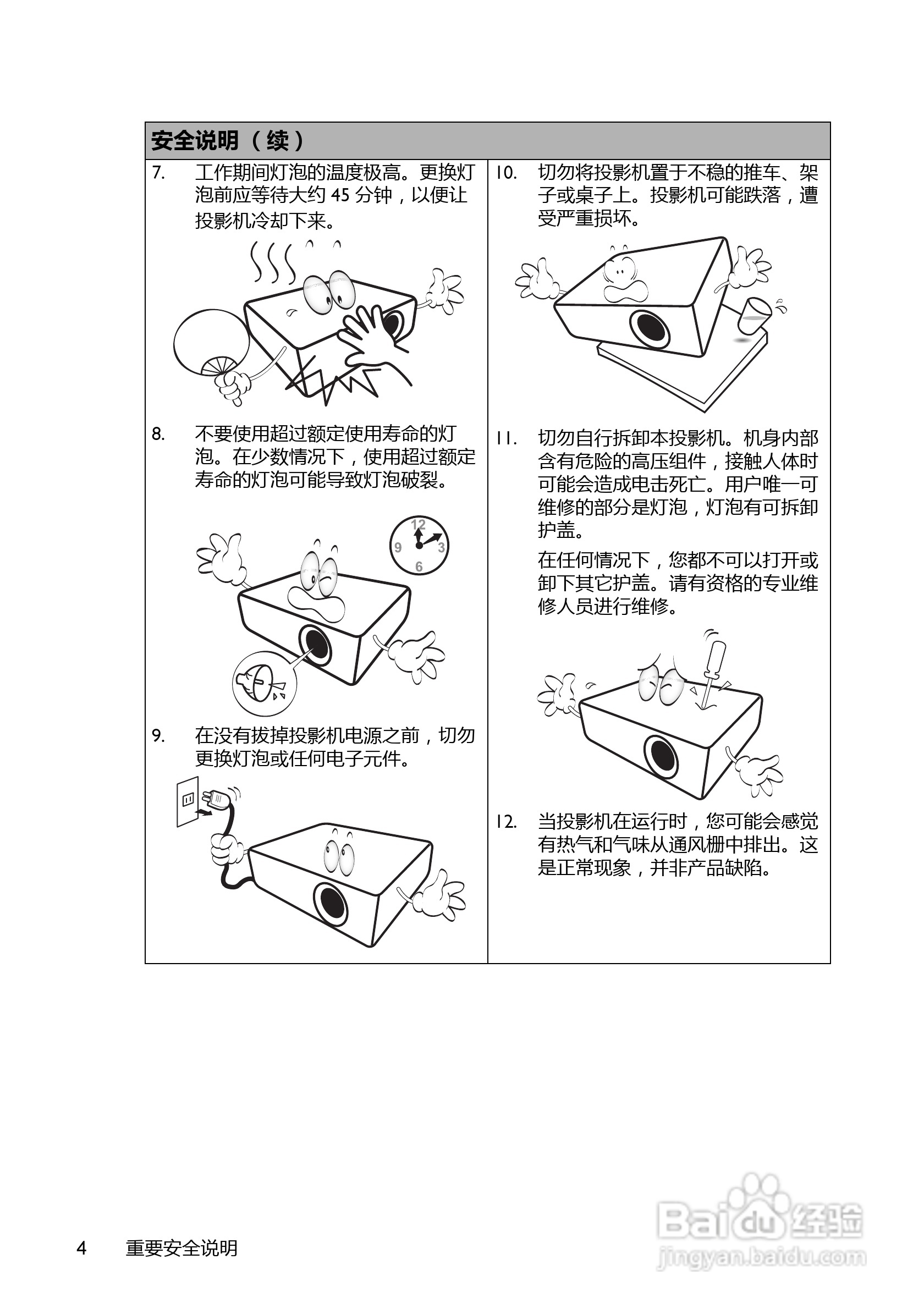 明基EP6127投影机使用说明书:[1]