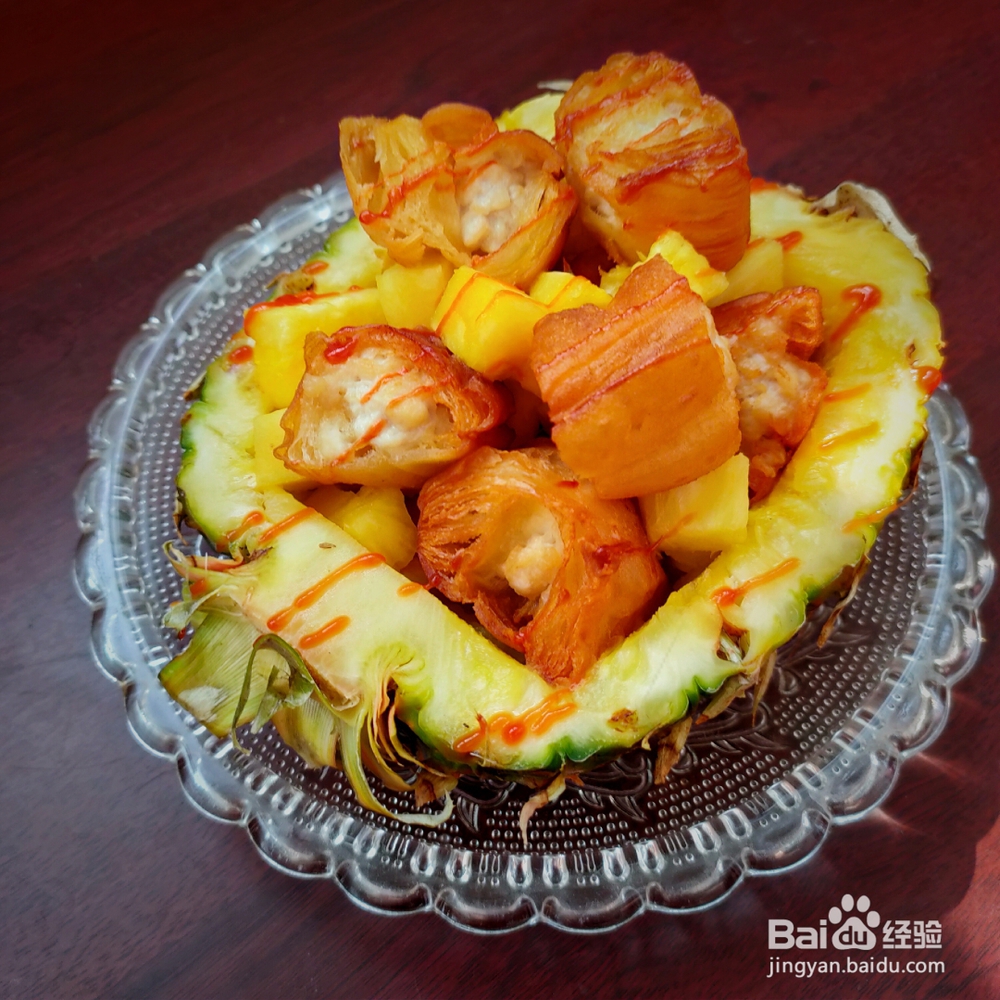 妈妈教你做传统菠萝油条鸡