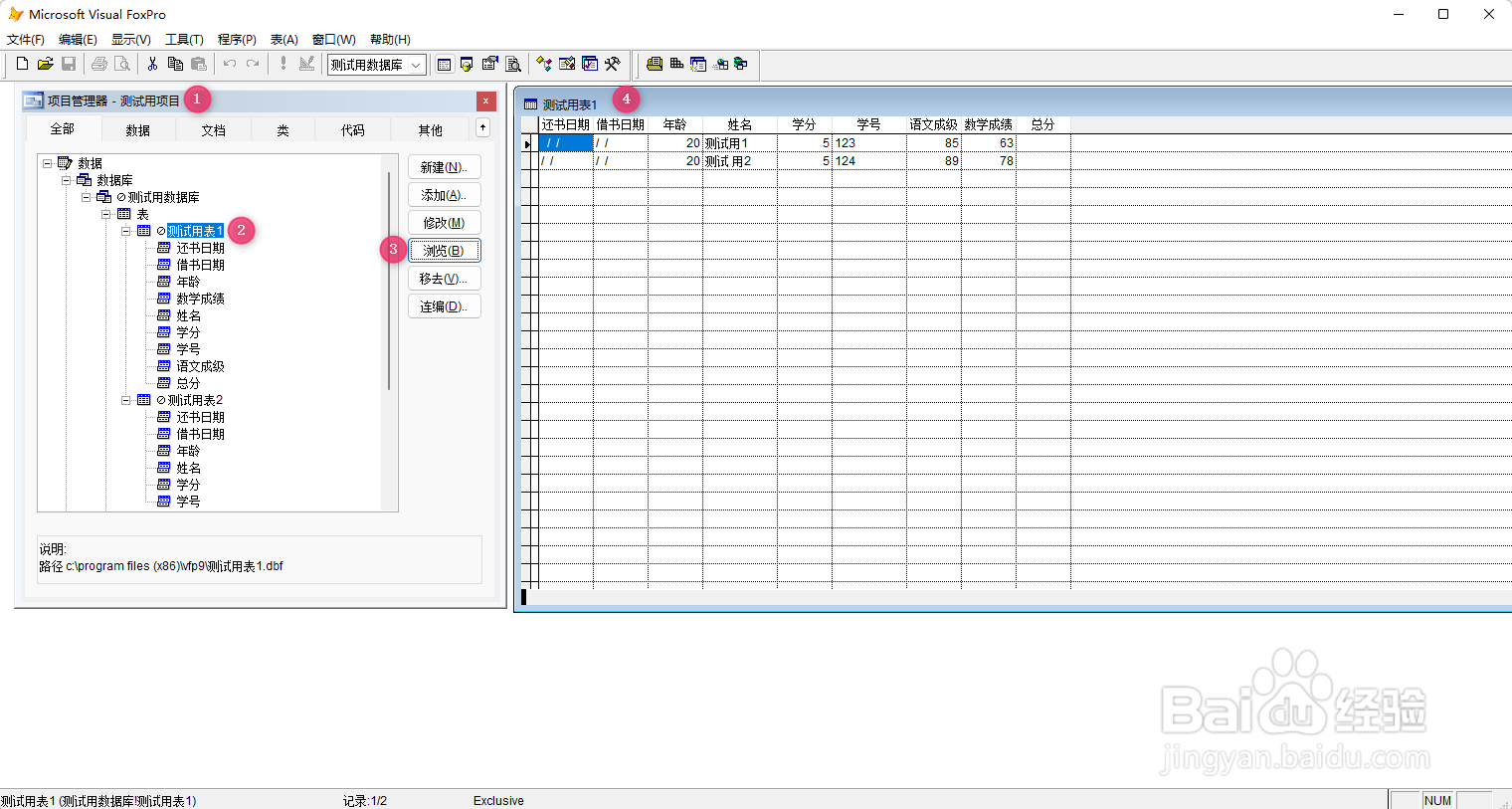 VF9.0 更新表记录