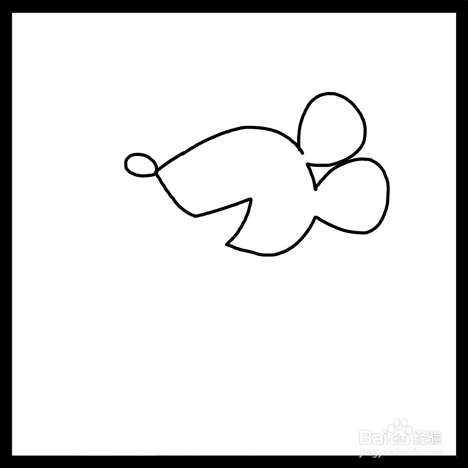 小老鼠简笔画（儿童简笔画）