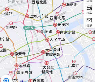 百度地图怎样开启公交地铁地图