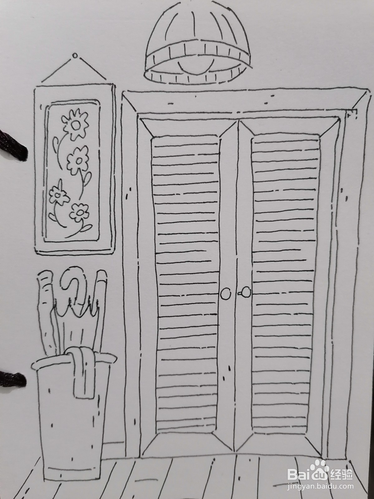 怎么画杂物房的门与门口之物