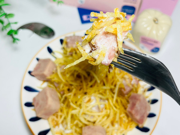 好吃到舔手指金丝芥味午餐肉球