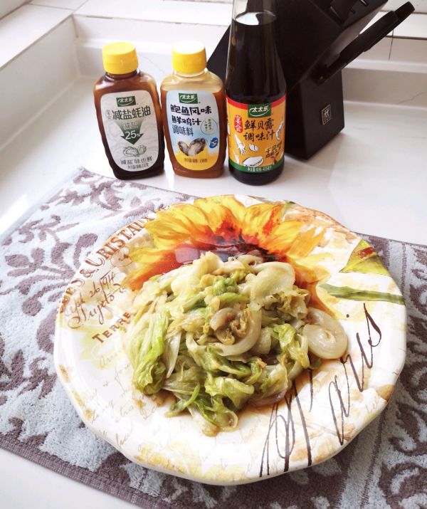 蒜香鲍汁蚝油生菜