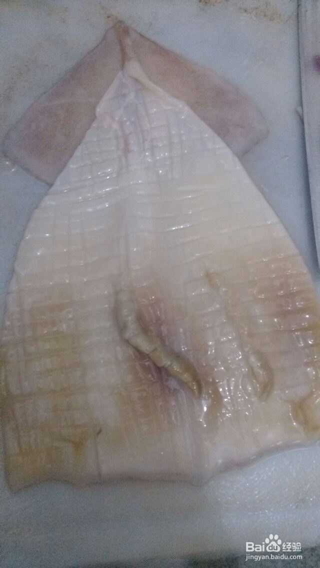 鱿鱼切花怎么做鱿鱼切花形技巧