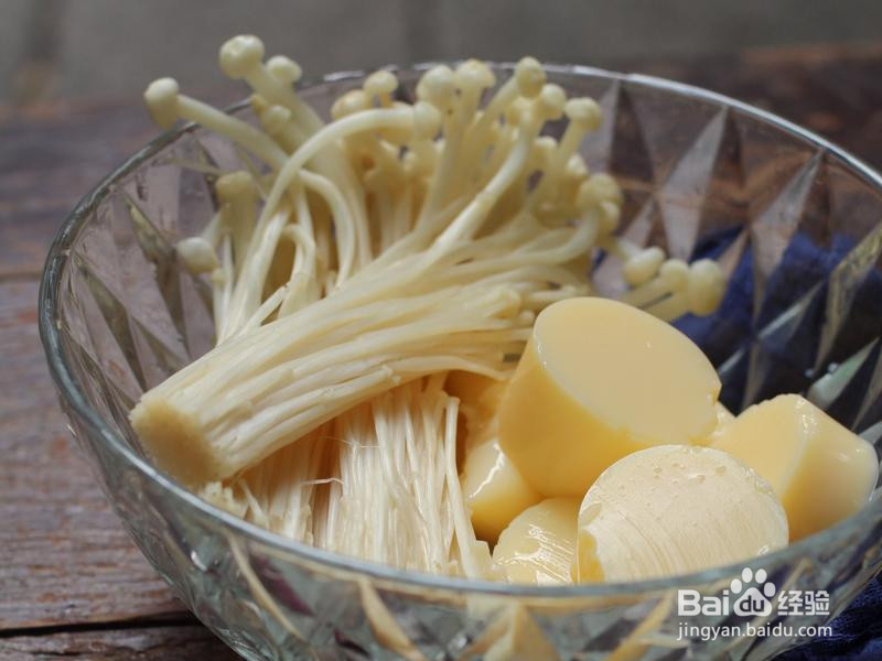 肥牛金针菇日本豆腐盖饭的做法