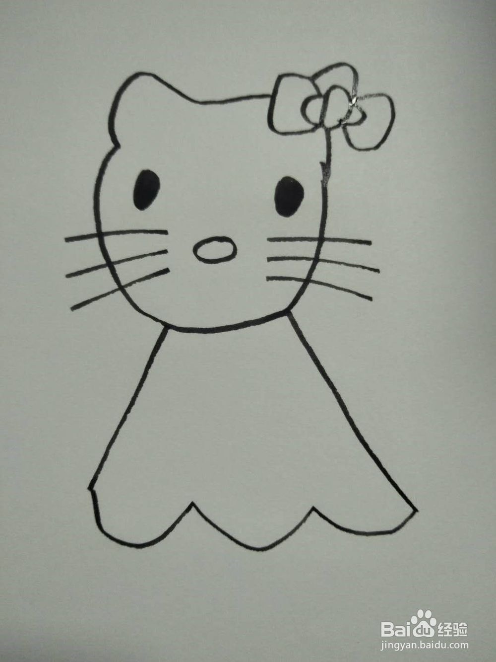 猫的简笔画法1