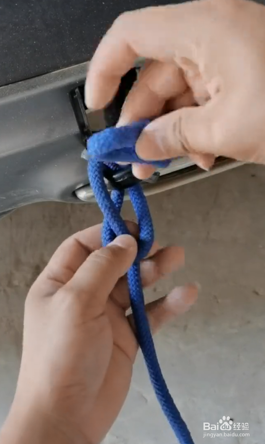 拖车扣的打结方法