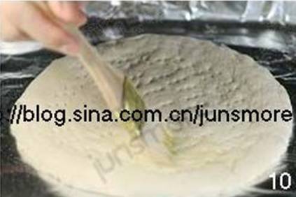 怎样在家中自制美味的金枪鱼火腿pizza