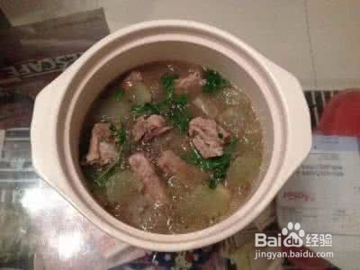 做冬瓜排骨汤—清蒸做法